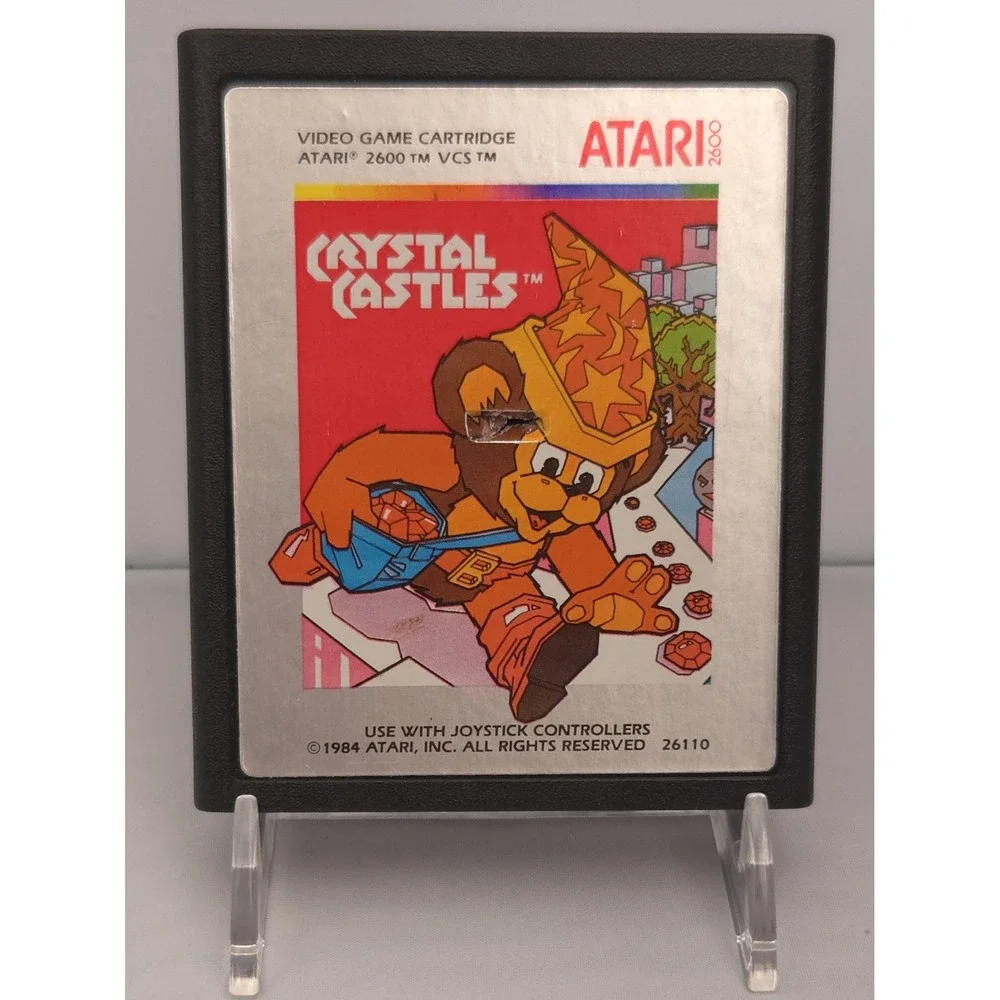Crystal Castles & Berzerk - Atari 2600 Cartridge Bundle - Tested & Working!